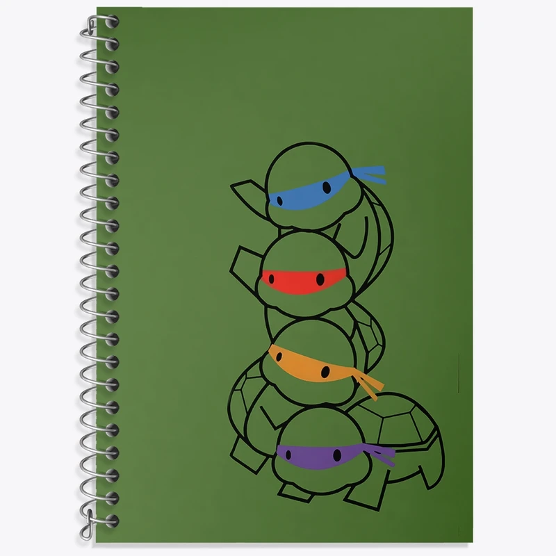 دفتر لغت 50 برگ خندالو طرح لاکپشت های نینجا کد N6770