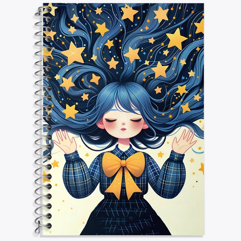 دفتر لغت 50 برگ خندالو طرح دخترانه کد N7128