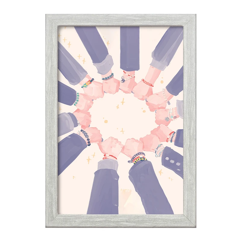 تابلو خندالو طرح گروه سونتین Seventeen  کد 21661