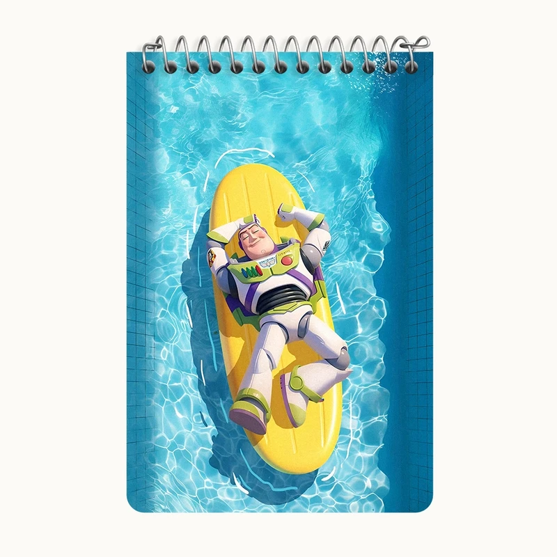 دفتر یادداشت 50 برگ خندالو طرح بازلایتیر داستان اسباب بازی ها کد F13697