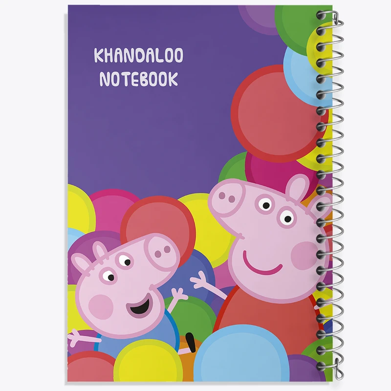 دفتر مشق 50 برگ خندالو طرح انیمیشن پپا پیگ (Peppa Pig) کد N9261