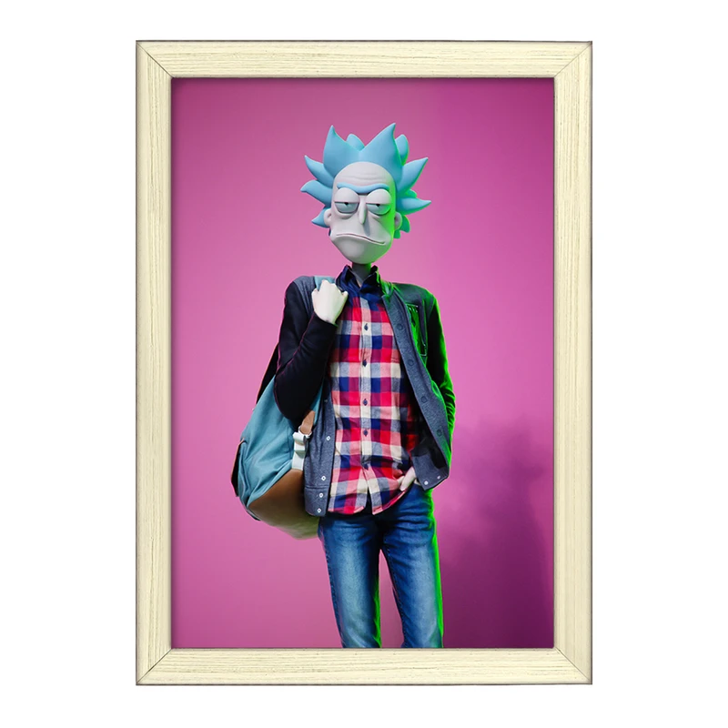 تابلو خندالو طرح ریک و مورتی (Rick and Morty) کد F182