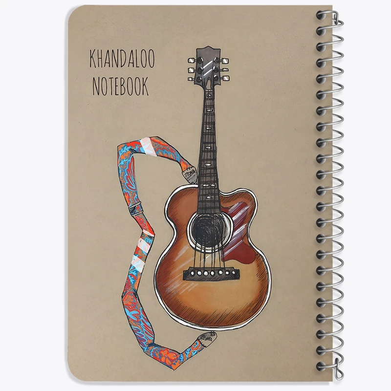 دفتر یادداشت 50 برگ خندالو طرح گیتار (Guitar) کد N8071