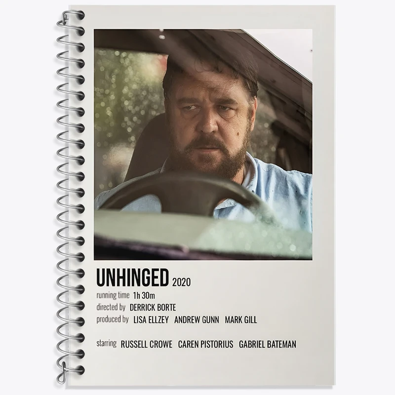 دفتر زبان 50 برگ خندالو مدل سه خط طرح نا متعادل (Unhinged) کد F12972