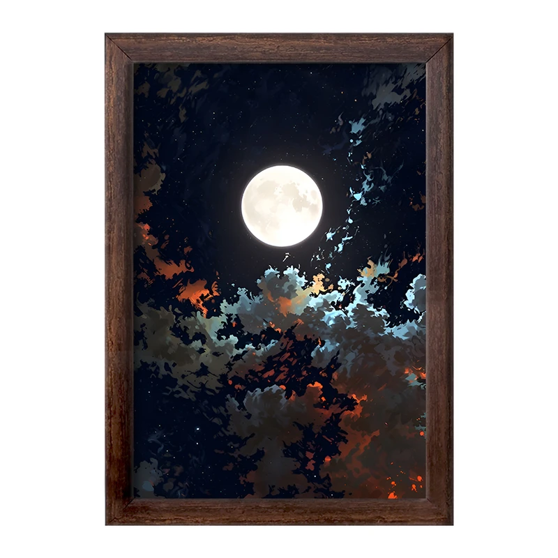 تابلو خندالو طرح ماه (Moon) کد F11607