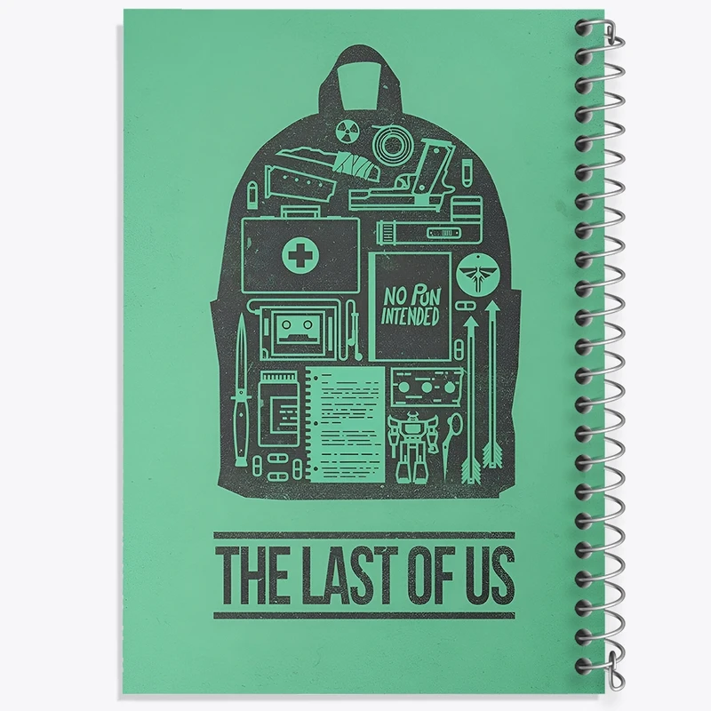 دفتر شطرنجی 50 برگ خندالو طرح لست آف آس (The Last Of Us) کد F13596