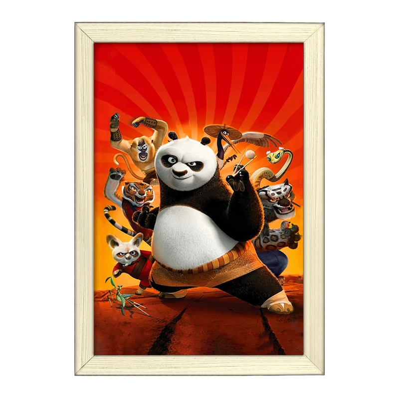 تابلو خندالو طرح پاندا کونگ فو کار  کد 1381