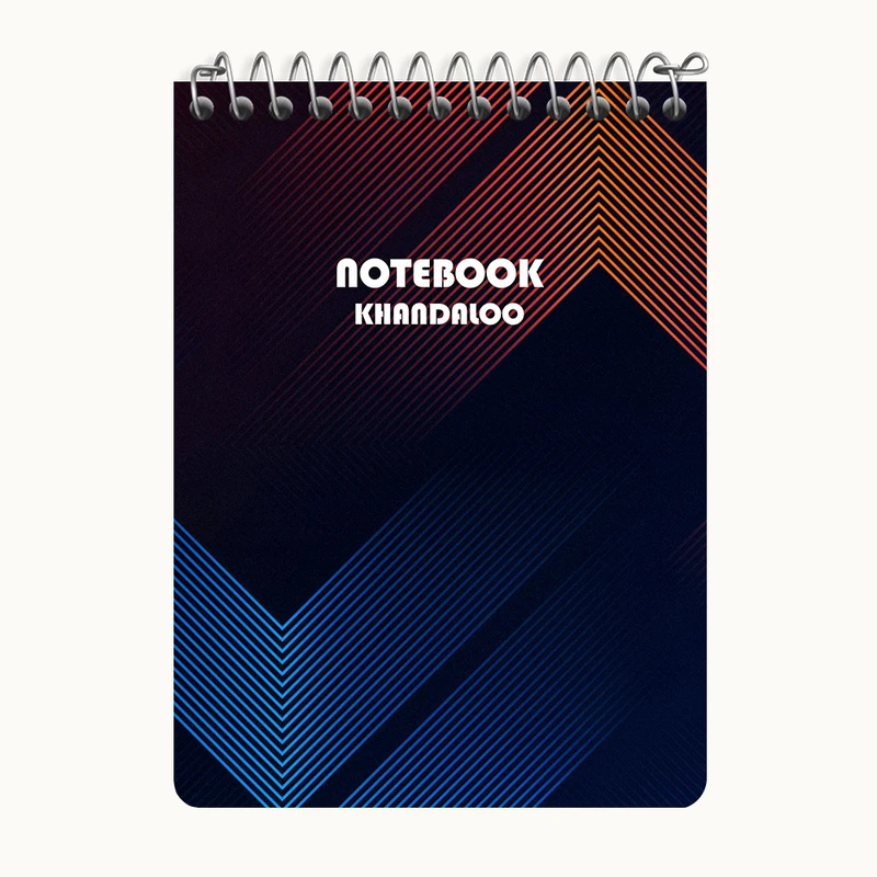 دفتر یادداشت 50 برگ خندالو طرح مدرن کد N7568