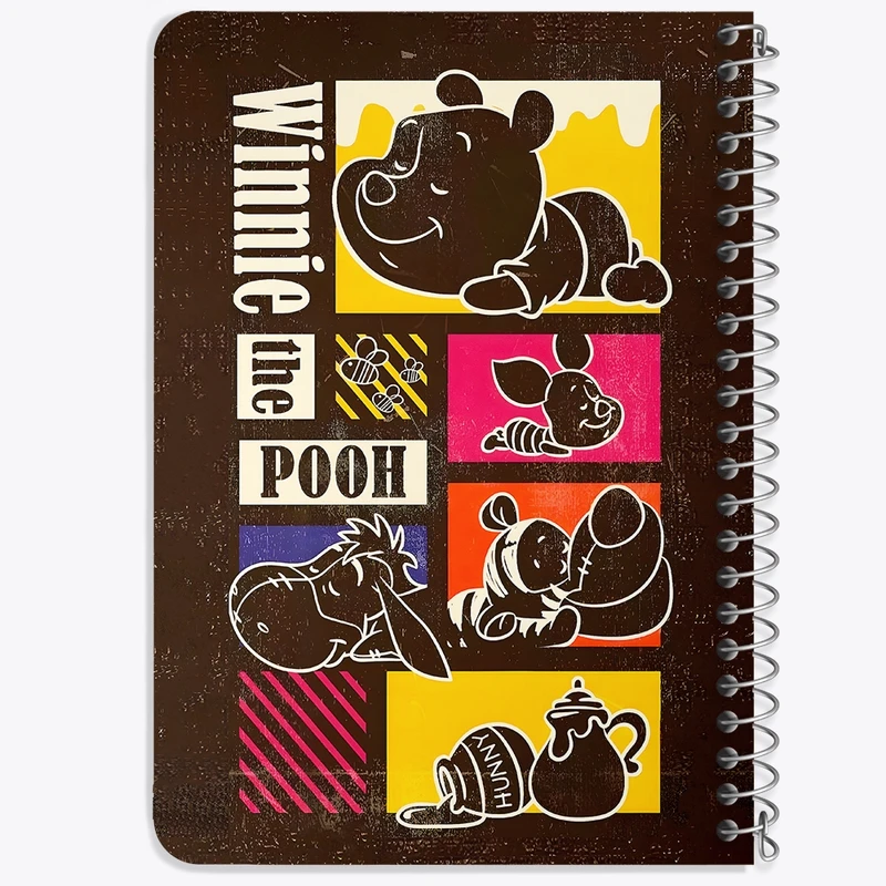 دفتر یادداشت 50 برگ خندالو طرح خرس پو (Winnie the Pooh) کد N9795