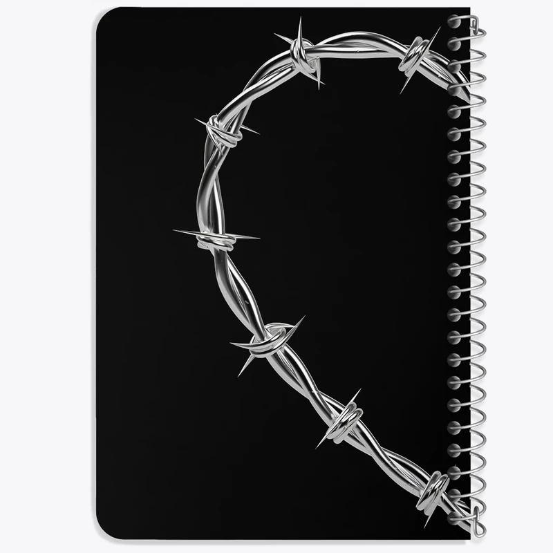 دفتر یادداشت 50 برگ خندالو طرح قلب کد F3870