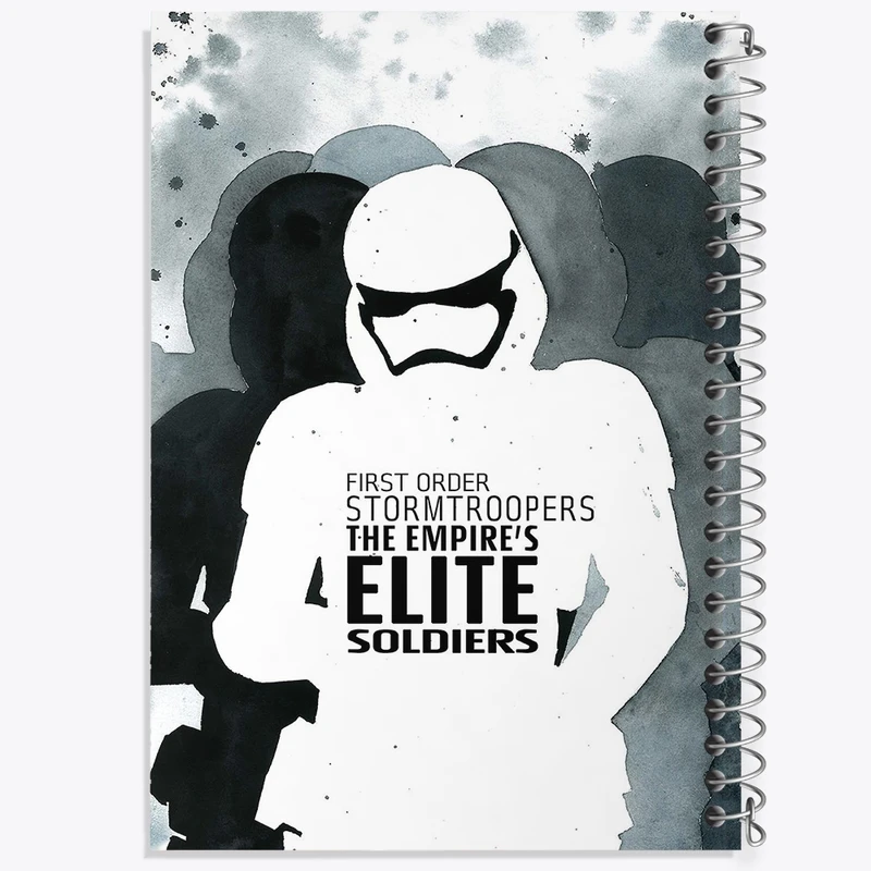 دفتر طراحی 50 برگ خندالو طرح جنگ ستارگان (Star Wars) کد F11373