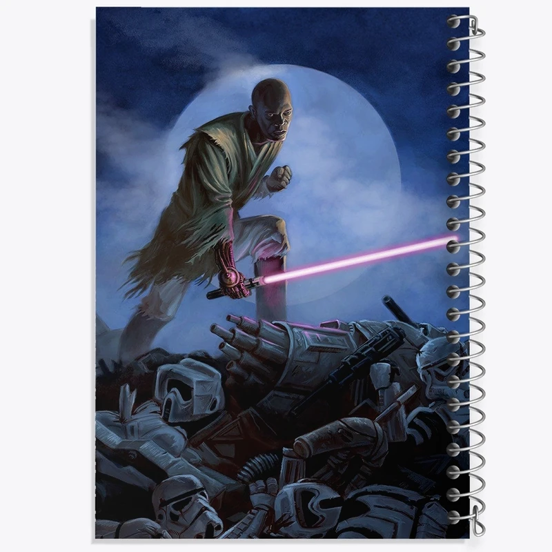 دفتر طراحی 50 برگ خندالو طرح جنگ ستارگان (Star Wars) کد F291