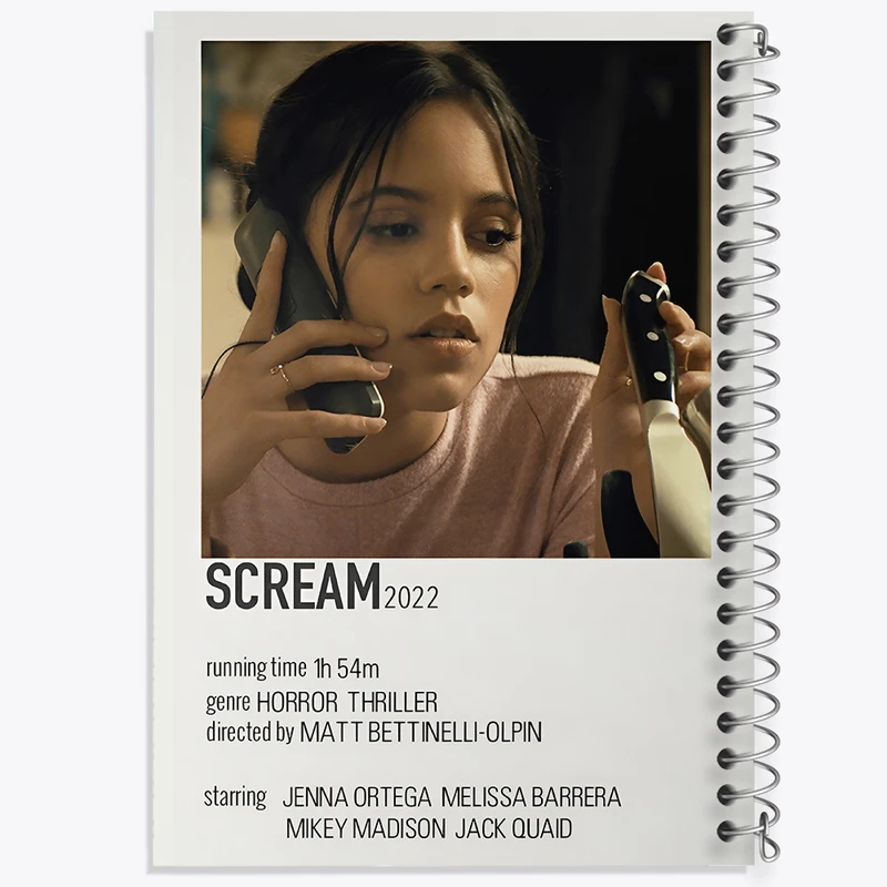 دفتر نقاشی 50 برگ خندالو طرح جیغ (Scream) کد F13050