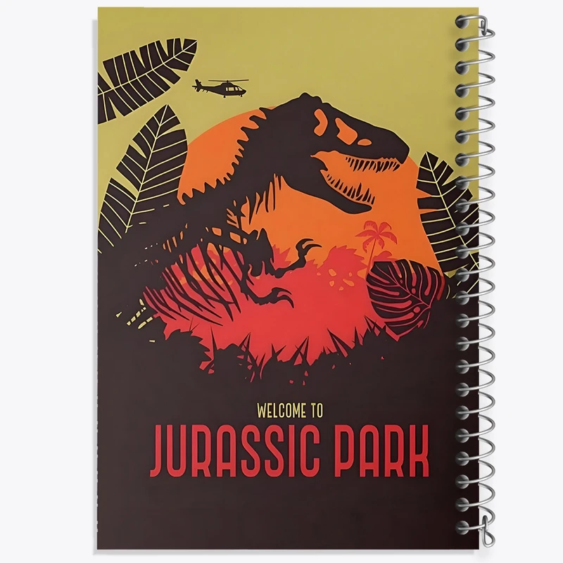 دفتر طراحی 50 برگ خندالو طرح دایناسور (Dino) کد F13768