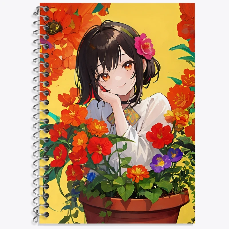 دفتر لغت 50 برگ خندالو طرح دخترانه فانتزی کد N8033