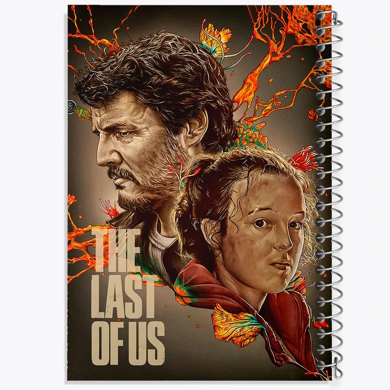 دفتر مشق 50 برگ خندالو طرح (The Last Of Us) آخرین بازمانده از ما کد N9315