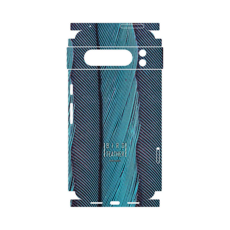 برچسب پوششی ماهوت مدل Turquoise feathers-FullSkin مناسب برای گوشی موبایل گوگل Pixel 8 Pro
