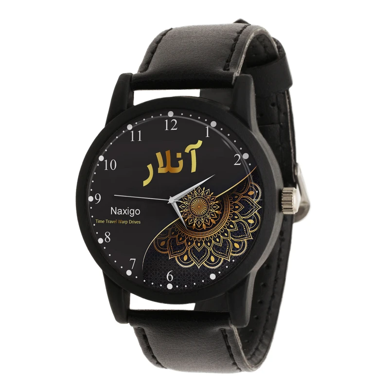 ساعت مچی عقربه ای ناکسیگو مدل اسم آنلار کد LF20759