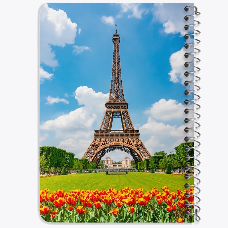 دفتر یادداشت 50 برگ خندالو طرح برج ایفل کد F499