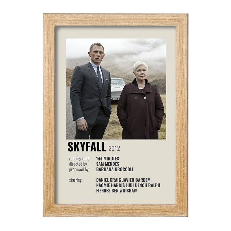 تابلو خندالو طرح اسکای فال (Skyfall) کد F13100