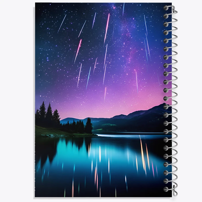 دفتر نقاشی 50 برگ خندالو طرح شفق قطبی کد F12114