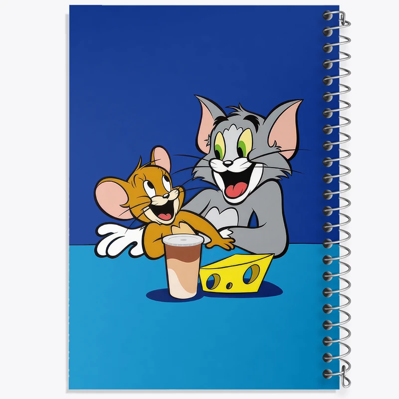 دفتر مشق 50 برگ خندالو طرح تام و جری (Tom and Jerry) کد N9361
