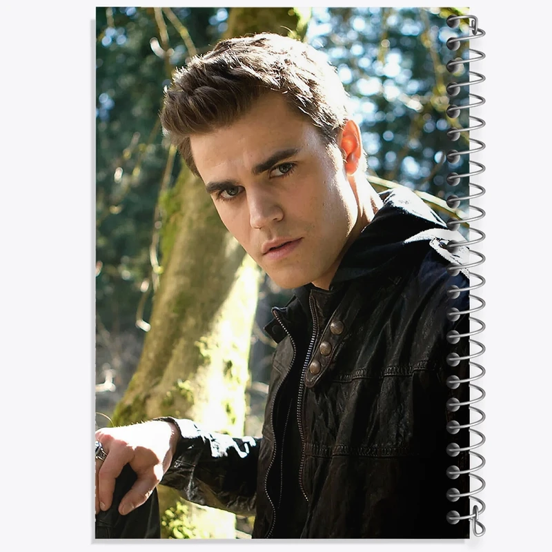 دفتر طراحی 50 برگ خندالو طرح استفان سالواتوره خاطرات یک خون آشام  The Vampire Diaries  کد 23682