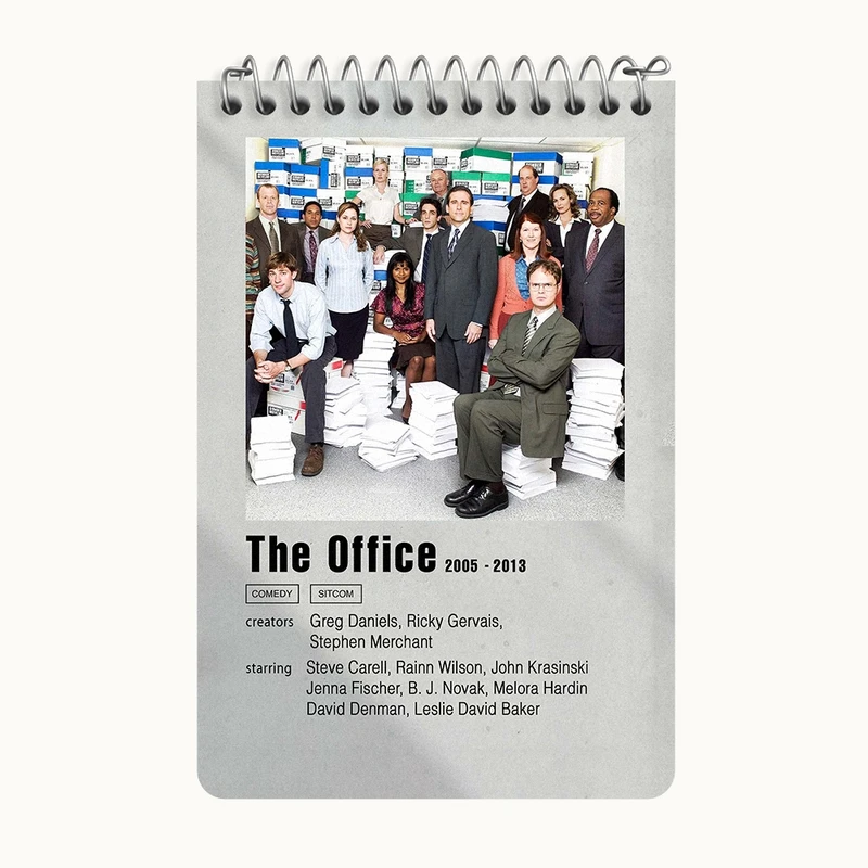 دفتر یادداشت 50 برگ خندالو طرح آفیس (The Office) کد F11279