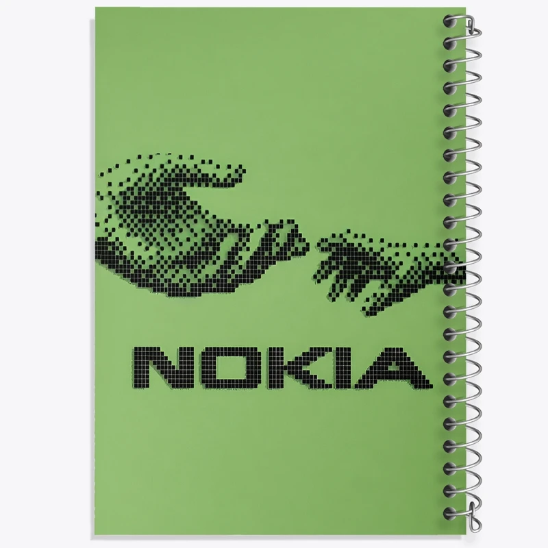 دفتر ژورنال نویسی 50 برگ خندالو مدل نقطه ای طرح نوکیا (Nokia) کد F4303