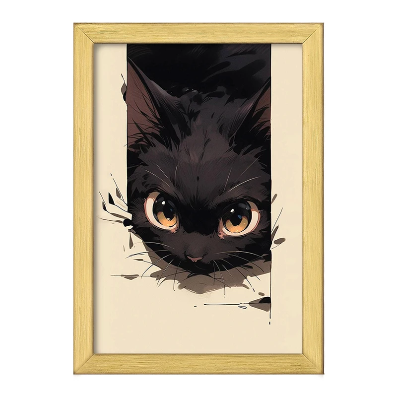 تابلو خندالو طرح گربه (Cat) کد F976