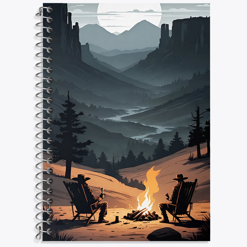 دفتر زبان 50 برگ خندالو مدل دو خط طرح کابوی کد F4539