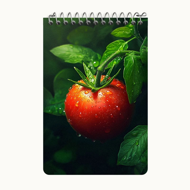 دفتر یادداشت 50 برگ خندالو طرح بوته گوجه فرنگی کد F12736