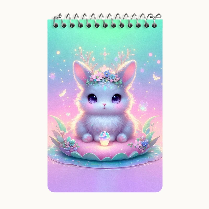 دفتر یادداشت 50 برگ خندالو طرح خرگوش بامزه کد F5381