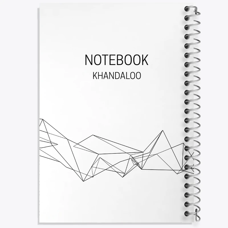 دفتر طراحی 50 برگ خندالو طرح مدرن کد N197