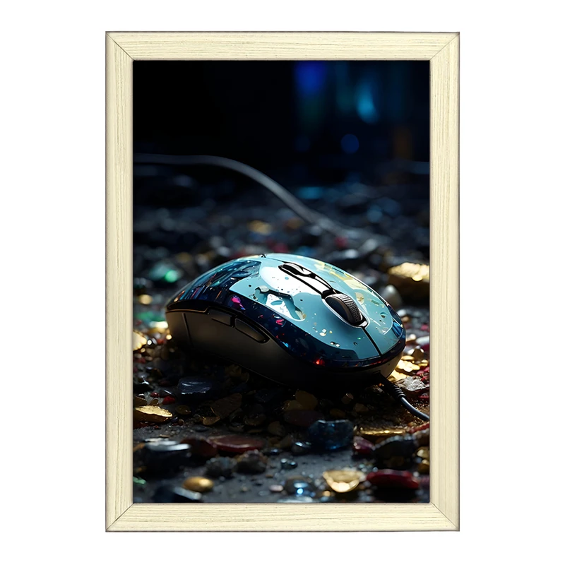 تابلو خندالو طرح ماوس کامپیوتر کد F7044