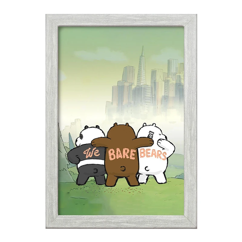 تابلو خندالو طرح انیمیشن سه خرس کله پوک کد 27636