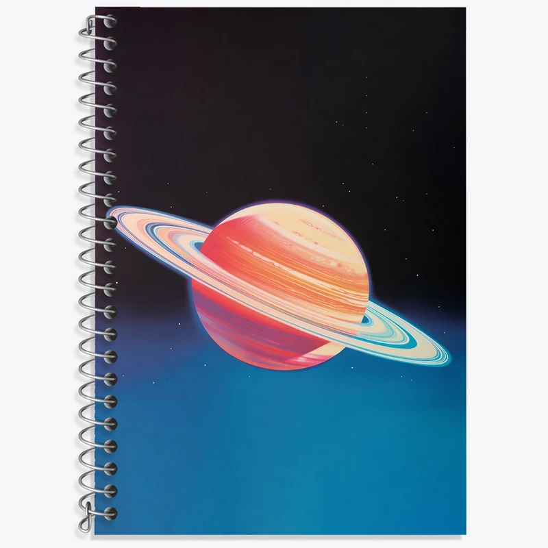 دفتر نت موسیقی 50 برگ خندالو طرح زحل کد F3043