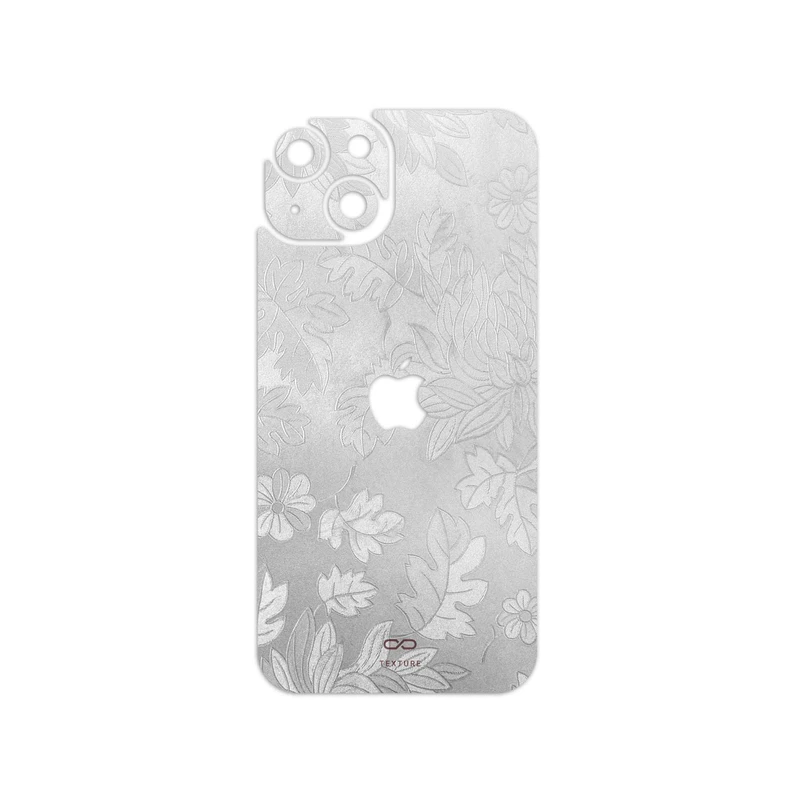 برچسب پوششی ماهوت مدل Silver-Wildflower مناسب برای گوشی موبایل اپل iPhone 14