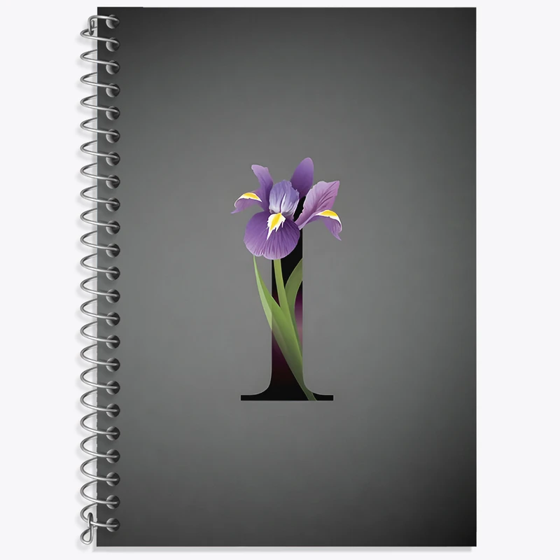 دفتر نت موسیقی 50 برگ خندالو طرح حرف I کد F4321