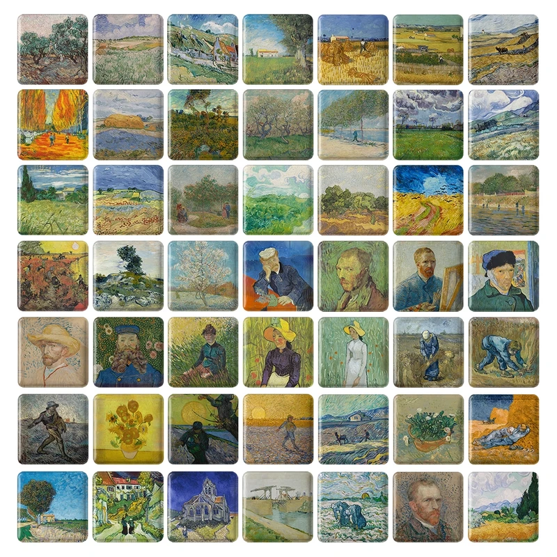 مگنت خندالو مدل نقاشی های ونسان ونگوگ کد 169