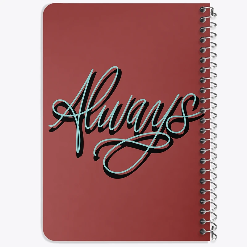 دفتر یادداشت 50 برگ خندالو طرح Always کد F673