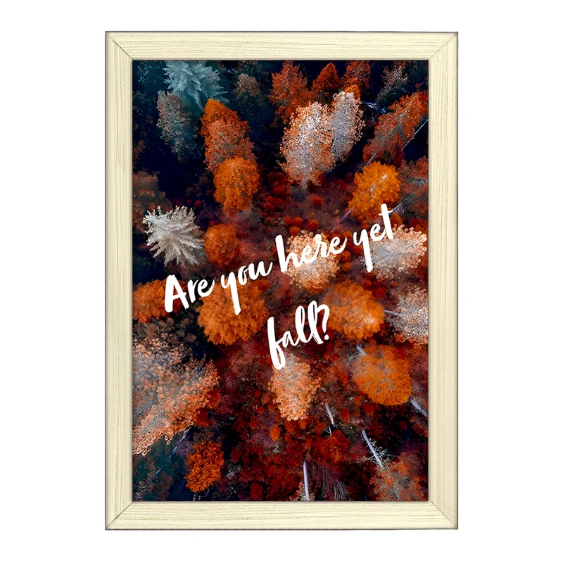 تابلو خندالو طرح پاییز کد F5247