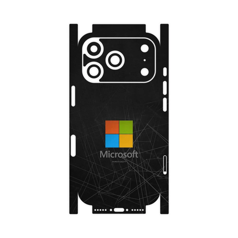 برچسب پوششی ماهوت مدل Microsoft_Logo-FullSkin مناسب برای گوشی موبایل اپل iPhone 17 Pro