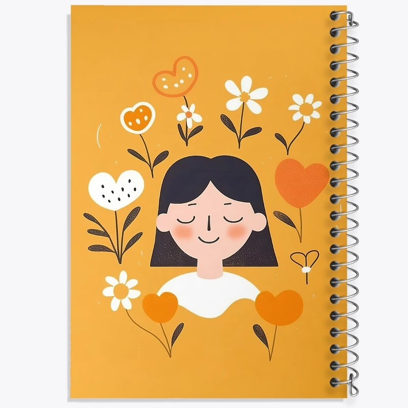 دفتر طراحی 50 برگ خندالو طرح دخترانه کد F1923