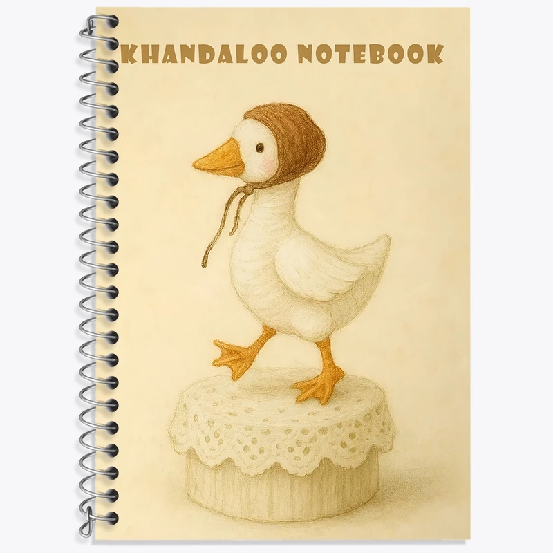 دفتر لغت 50 برگ خندالو طرح اردک بامزه کد N8468