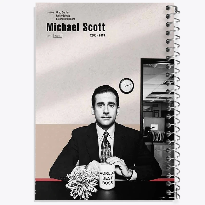 دفتر طراحی 50 برگ خندالو طرح آفیس (The Office) کد F11945