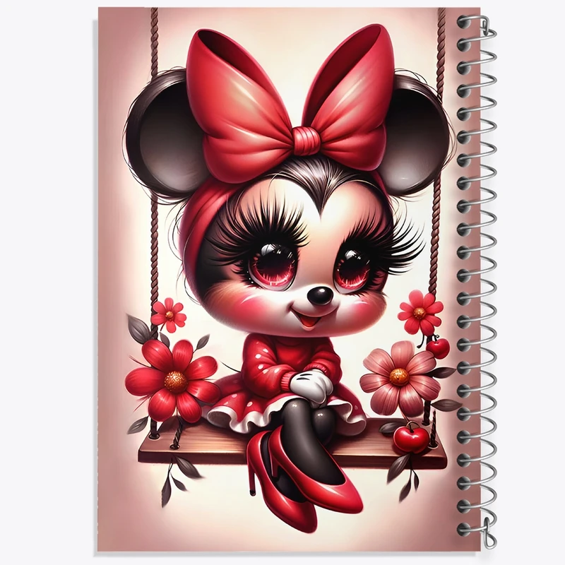 دفتر طراحی 50 برگ خندالو طرح میکی موس کد F9494