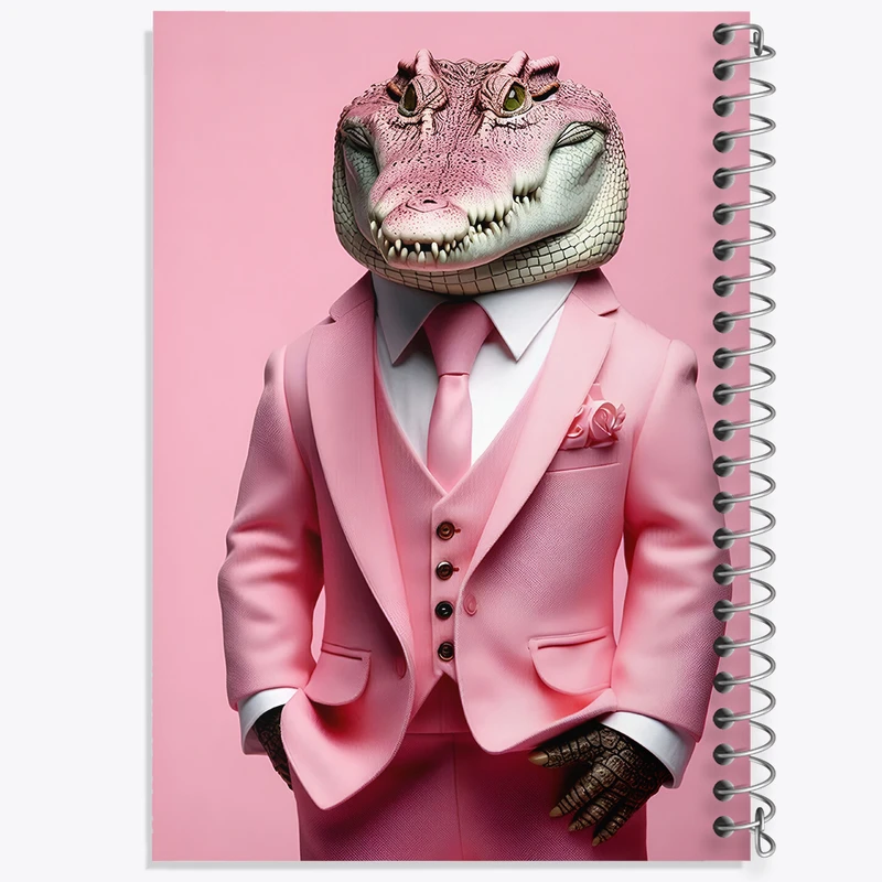 دفتر نقاشی 50 برگ خندالو طرح تمساح کد F10062