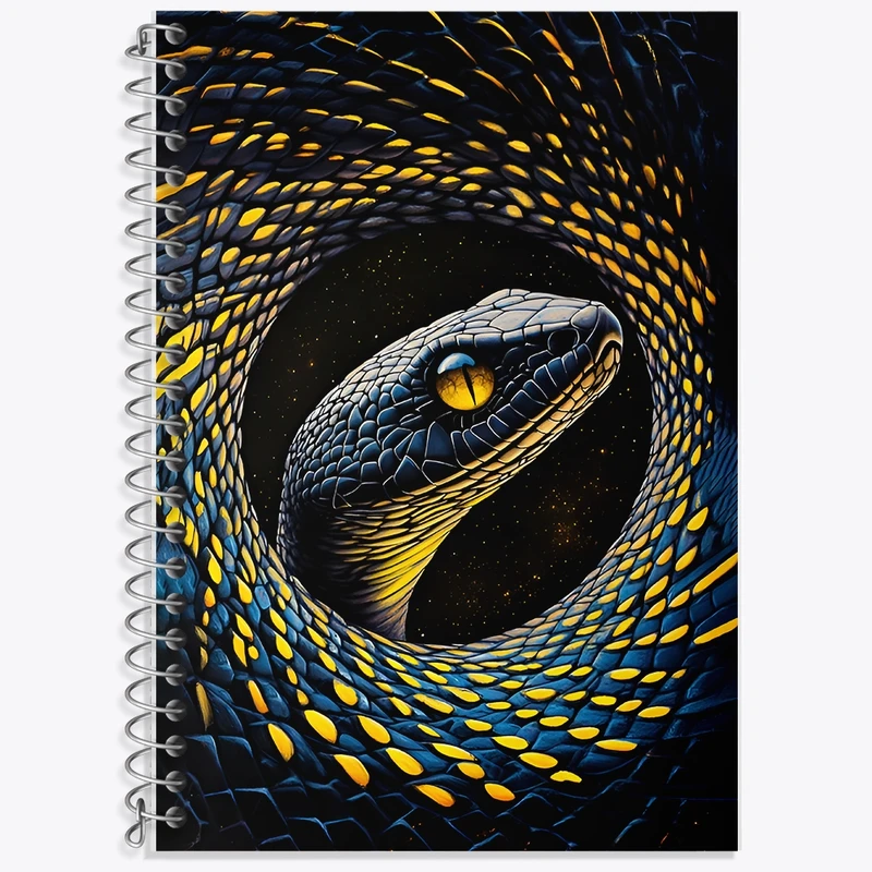 دفتر لغت 50 برگ خندالو طرح مار کد F12105