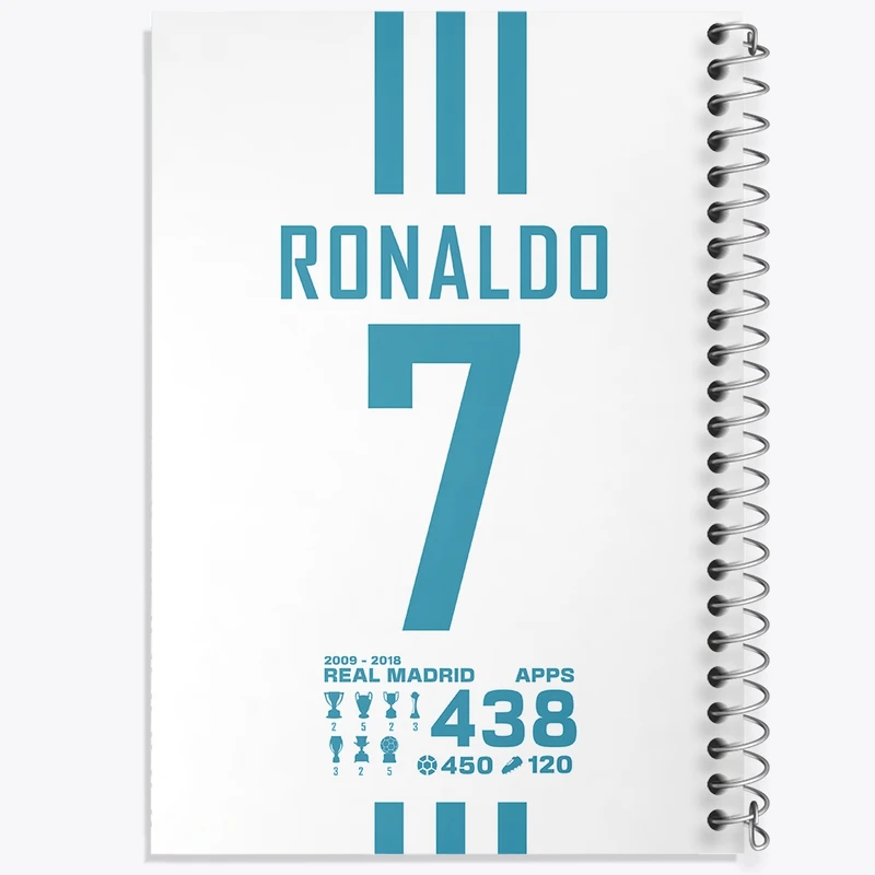 دفتر شطرنجی 50 برگ خندالو طرح کریستیانو رونالدو کد N8267